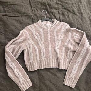L'Academie Cable Knit Sweater - Cream